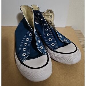 Converse Chuck Taylor All Star Hi Blue Lagoon Canvas Sneakers Size 5M 7W